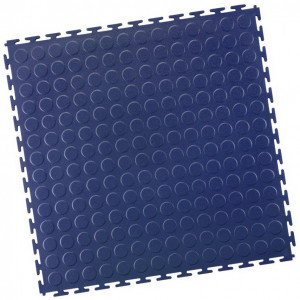 Garagevloer pvc kliktegel blauw